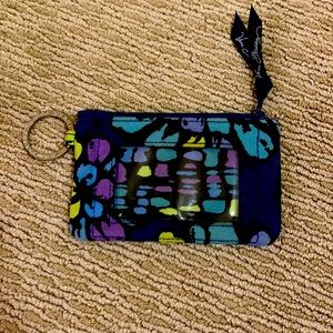 vera bradley floral coin purse